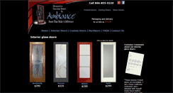 Desktop Screenshot of ambiancedoors.com